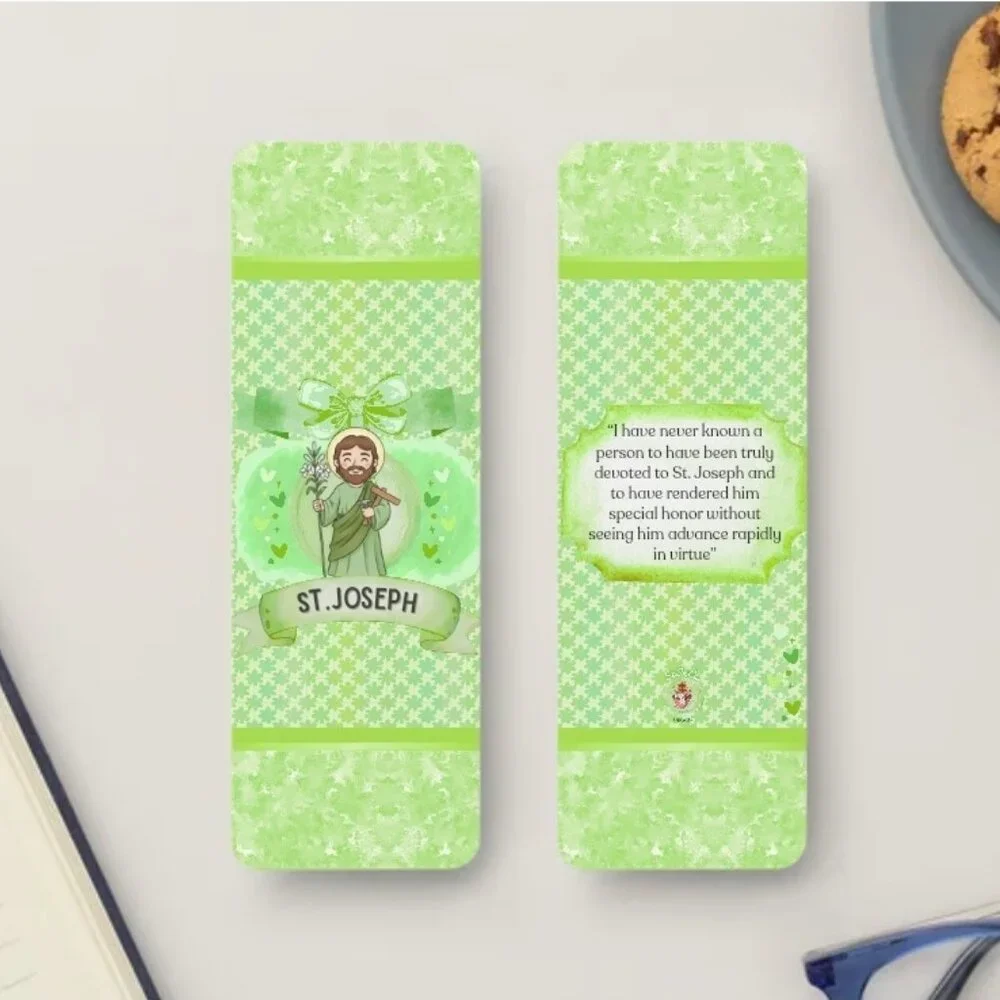 Bookmark St.Joseph Catholic Gift - Picture 1 of 2